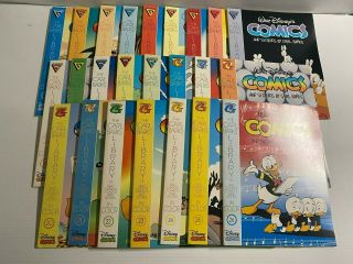 Walt Disney ' s Comics and Stories The Carl Barks Library Set 1 2 3 4 5 6 7 - 51 2