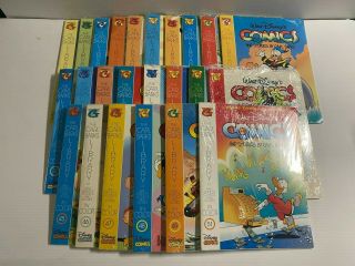 Walt Disney ' s Comics and Stories The Carl Barks Library Set 1 2 3 4 5 6 7 - 51 3