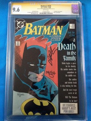 Batman 426 - Dc - Cgc Ss 9.  6 Nm,  - 2x Signed By Jim Starlin And Mike Mignola