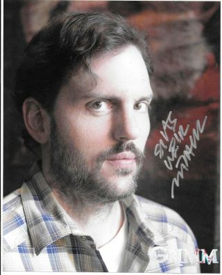 Silas Weir Mitchell As Monroe On Grimm Tv Series Autographed 8 X 10 Photo 1