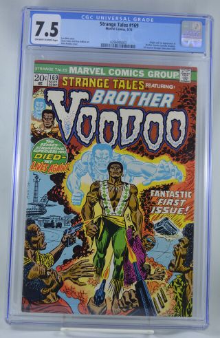 Strange Tales 169 Cgc 7.  5 Origin And 1st Appearance Brother Voodoo