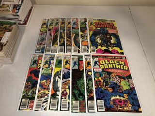 Black Panther 1 - 15 Complete Run (1977,  Marvel) Fn/vf Books