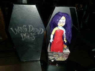 Living Dead Doll " Calico " With Coffin Box & Cert Of Authenticity Extremely Rare