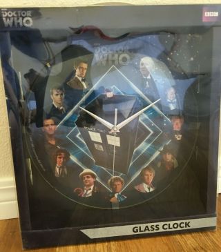 Bbc Doctor Who Glass Wall Clock 12 " Diameter Rabbit Tanaka