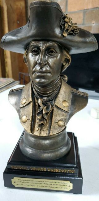 Rick Terry Sculpture " General George Washington " Friends Of The Nra 2007