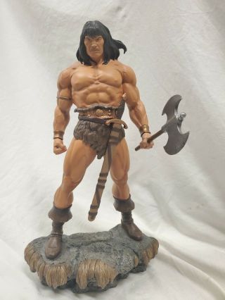 Hard Hero Conan The Barbarian 14 " Statue Lmt 1000 Seth Vandable Bust Figurine