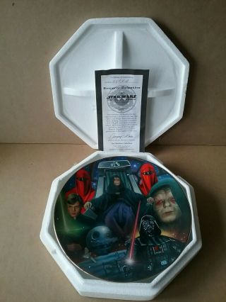 1998 Star Wars Emperor Palpatine Hamilton Collector Plate