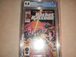 Rocket Raccoon 1,  2,  3,  4 Cgc 9.  8 Mini Limited Series Complete All Four Cgc 9.  8