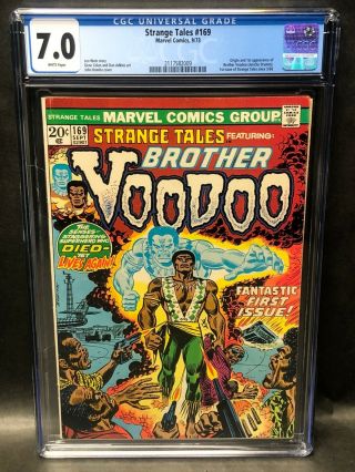Strange Tales 169 Cgc 7.  0 F/vf,  1st Brother Voodoo (marvel 1973)