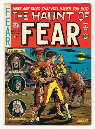 Haunt Of Fear 10 Ec Pre - Code Horror Feldstein Cvr 1951