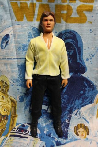 Star Wars 1979 Han Solo 12  Inch Large Action Figure Doll Kenner Vintage Toy