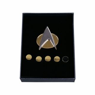 Star Trek The Next Generation Badge & Rank Pin Set Star Trek Cosplay Hq Pin Set
