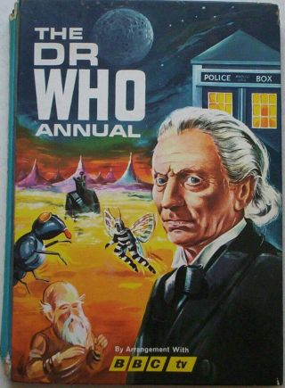 1965.  First " Dr Who Annual ".  William Hartnell.  Rare.  Unclipped Price Tag.