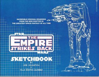 Star Wars The Empire Strikes Back Sketchbook Paperback 1st Ed.  1980