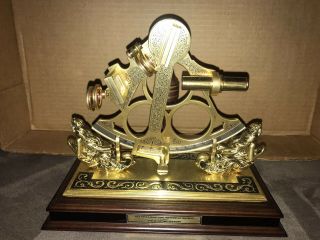 Franklin.  National Maritime Historical Society The Maritime Sextant Brass