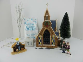 Dept 56 Christmas In The City Church Of The Holy Light Set 59206 Complete Set