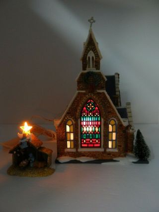 Dept 56 Christmas in the City Church of the Holy Light Set 59206 Complete Set 2