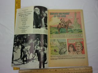 Beneath the Planet of the Apes Gold Key Comic book VG,  1970s w/ poster RARE 2