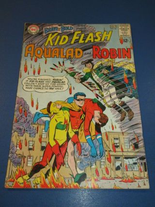 Brave And The Bold 54 Silver Age 1st Teen Titans Huge Key Fine - Wow