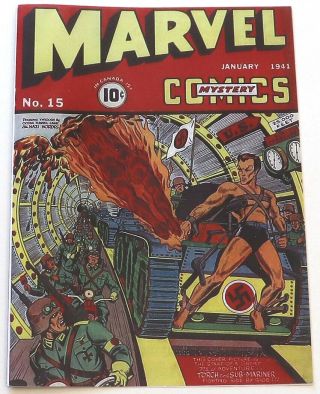 Marvel Mystery 15 (no Cover,  Burgos & Everett Art,  S&k Vision,  Timely 1941)