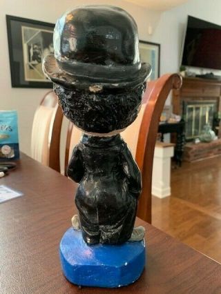 11 Inch Vintage Charlie Chaplin Statue / Figure - Hand Painted 3