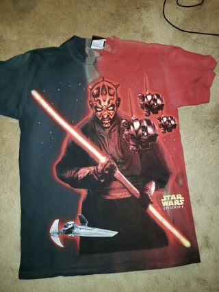 Vintage Star Wars T - Shirt Youth Large 10/12