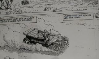 Russ Heath panel art for Punisher War Zone,  unpublished scenes (OAK) 2