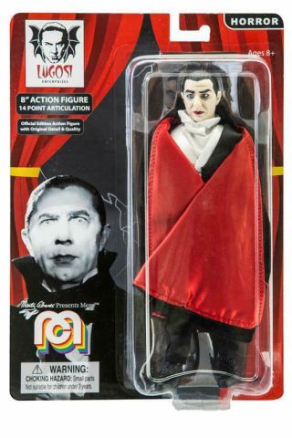 Mego Dracula Bela Lugosi Horror Movie Action Figure Red Cape Collectible