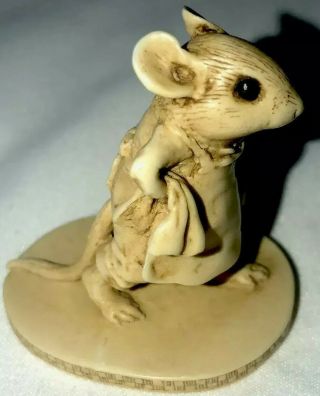 Rare Limited Wee Forest Folk Sea S06 Scrimshaw Haskell Sailor Mouse Figurine