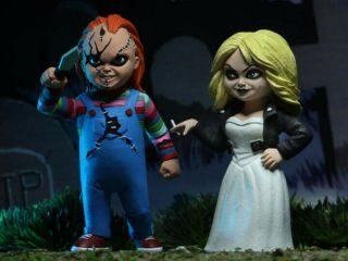 Neca Toony Terrors Chucky And Tiffany Bride Of Chucky Figures 2 Pack