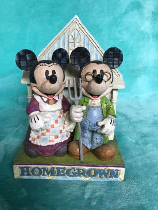 Jim Shore Disney Traditions Mickey Minnie Mouse Homegrown 4006882
