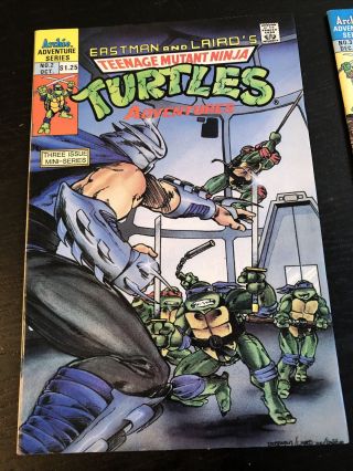 Teenage Mutant Ninja Turtles Adventures 1,  2,  3 Canadian Price Variants NM 3