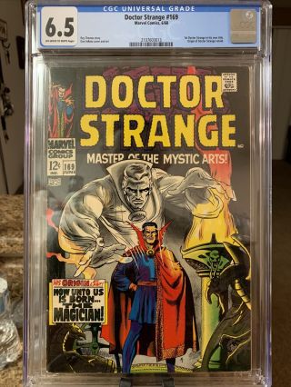 Doctor Strange 169 Cgc Graded 6.  5 (jun 1968,  Marvel)