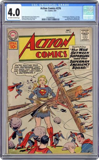 Action Comics 276 Cgc 4.  0 1961 0326482002