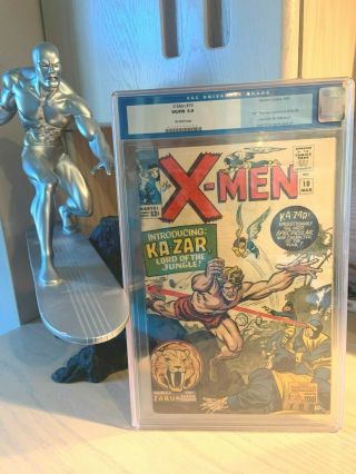 X - Men 10 Cgc 5.  0 Ow Pages Classic Lee & Kirby Marvel 1st Silver Age Ka - Zar 1965