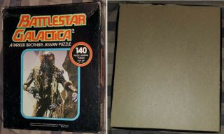 2 1978 Parker Brothers Battlestar Galactica Puzzles Starbuck & Ovion Guard 3