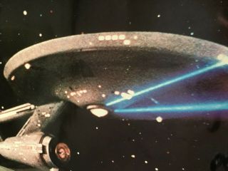VINTAGE Star Trek Enterprise Poster 1976 Paramount Pictures Langley & Assoc 2