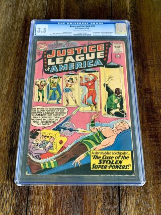 The Brave And Bold 30 Cgc (3.  5) Cr/ow Pages - 1st Amazo (1960)