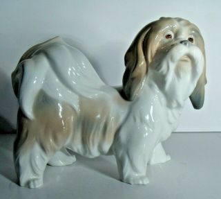 Lladro Dog Figurine,  Lhasa Apso,  4642