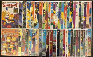 Simpsons Comics ’s 1 - 50 The First Fifty Issues Bongo Comics Group Fn/nm