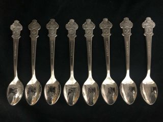 Vintage Rolex Bucherer Of Switzerland Lucerne Spoons - Set Of 8