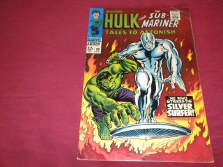Tales To Astonish 93 Marvel 1967 Silver Age 6.  0/6.  5 Comic Silver Surfer