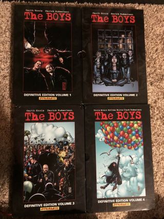 The Boys Definitive Edition Vol.  1,  2,  3,  4