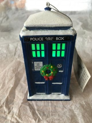 Dr.  Who Tardis Christmas Ornament
