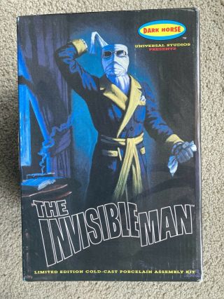 The Invisible Man Model Kit Porcelain Dark Horse Comics 1995 Halloween 1/8 Scale