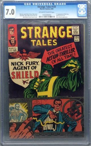 Strange Tales 135 Cgc 7.  0 1st Appearance Of Nick Fury