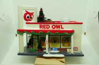 Dept 56 Department 56 Snow Village Red Owl Grocery Store 55303 Retired 2003