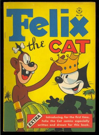 Felix The Cat Four Color 119 Golden Age Dell Comic 1946 Fn -