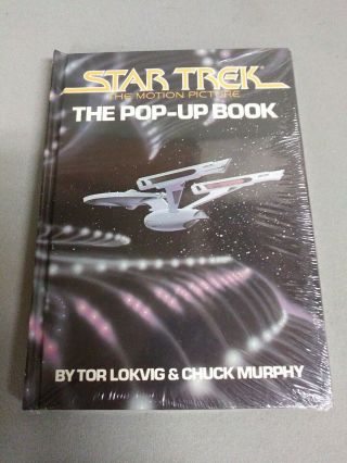 Vintage 1980 Star Trek The Motion Picture Pop - Up Book