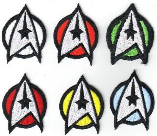 Star Trek: The Motion Picture Embroidered Patch Set Of Six